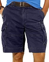 Polo Ralph Lauren Men's Gellar Fatigue Cargo Shorts, Aviator Navy, 30