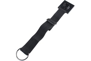 ericotry 1Pcs Black Cello Endpin Anchor Adjustable Cello Antiskid Strap with Thick Pad Non-slip Endpin Stopper Holder Stand