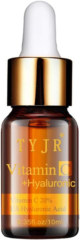 BETUGIFT Vitamin C Liquid Serum Anti-aging Moisture Whitening VC Essence Oil 10ml Thin Consistency For Easy Absorption A Face Lift without the needles (Black)