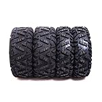Set of 4 Sun.F A033 ATV Tires 25x8-12 & 25x10-12, 6PLY Front&Rear