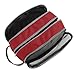 Gonex Travel Toiletry Bag Nylon, Dopp Kit Shaving Bag Toiletry Organizer Red