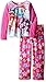 My Little Pony Little Girls 2-Piece Fleece Pajama Set, Pink, 6