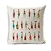 All Smiles African Decor Throw Pillow Covers Africa Print Pillows Decorative Cushion Outdoor Ethnic Women Cases Home Bedding 18x18 Set 4 Sofa Couch Living Room Décorations
