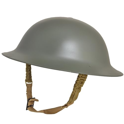 Reproduction WW2 British Army Brodie Helmet with Chinstrap Tommy