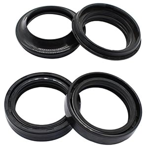 Cyleto Voorvork Olie en Stof Afdichting 35mm x 48mm x 11mm voor Yamaha XJ550R XJ550 R Seca 1981 1982 1983 / XZ550R XZ550…