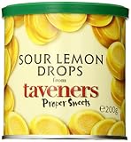 Taveners Sour Lemon Drops, 7 Ounce Tin