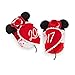 Disney Mickey and Minnie Mouse ''Tsum Tsum'' Plush Valentine's Day 2017 Set - Mini 3 1/2 Inch