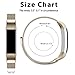 AK for Fitbit Alta HR Bands Milanese Stainless Steel Small Large Magnetic Closure, Adjustable Alta HR/Alta Accessories Metal Bands Straps for Fitbit Alta HR 2017/ Fitbit Alta 2016 (Champagne, Small)