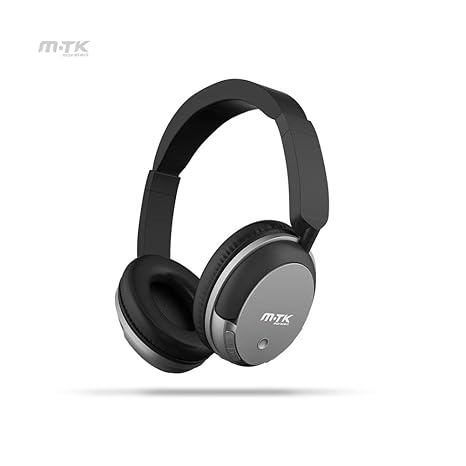 MTK Drahtloses Bluetooth-Headset von, Hi-Fi-Deep-Bass-Freisprechmikrofon, faltbarer Kopfbügel zur Rauschunterdrückung, langle
