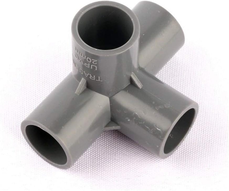 10pcs Plastic PVC 20mm/25mm Cross Connector 4 Way Joint