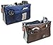 Hoxis Multifunction Handbag Organizers Insert Pack of 2 Bag In Bag (Blue&Brown)