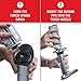 Sanmalfi Culinary Butane Torch and Measuring Spoons, Butane Blow Torch and Graduated Tools for Creme Brulee, BBQ and Baking