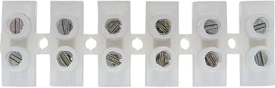 Merriway BH03482 30 Amp 6-Way Electrical Terminal Connector Block Strip