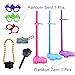 UCanaan 17Pcs Doll Clothes and Accessories for Monster high Dolls Includes 6 Sets Handmade Clothes + 6 Pair of Shoes