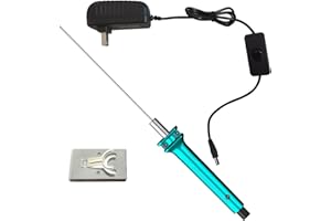 FIRELOOD Hot Wire Pen, Electric Hot Wire Cutter Pen 15cm, Styrofoam Cutting Hot Pen Hot Wire Cutting Pen for Amateur DIY Heat Cutting Engraving Pen, Art Making, Foam Carving (blue, 150mm)