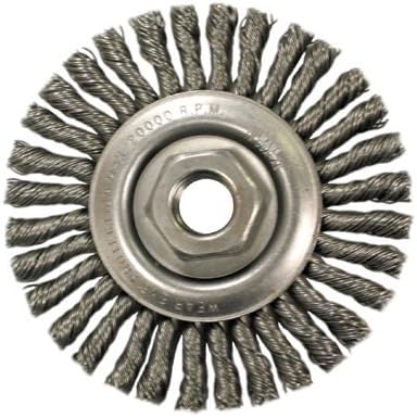 Stcm115S 4-1/2X.020/Ss Knot Wheel Brush- 5/8-