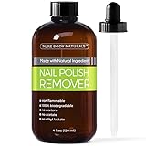 Pure Body Naturals Non-Toxic, Acetone-Free Nail Polish Remover, 4 Fl. Oz.