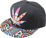 YOXO Hip Pop Marijuana Weed Green Snapback Cap Hat Men Baseball Cap