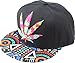 YOXO Hip Pop Marijuana Weed Green Snapback Cap Hat Men Baseball Cap