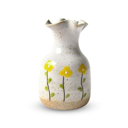 Buy Toogoo Hand Painted Little Yellow Flower Retro Flowerpot
