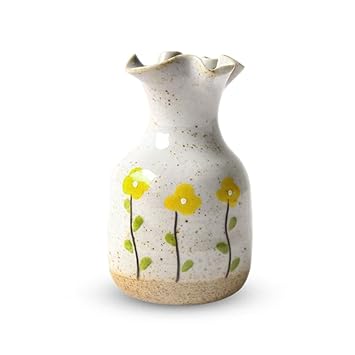 Buy Toogoo Hand Painted Little Yellow Flower Retro Flowerpot