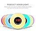 Wake Up Light Alarm Clock – 7 Color Light – Sunrise Simulator With Night Light – With Nature Sounds or FM Radio Alarm – USB Charger – Touch Control – For Heavy Sleepers & Kids