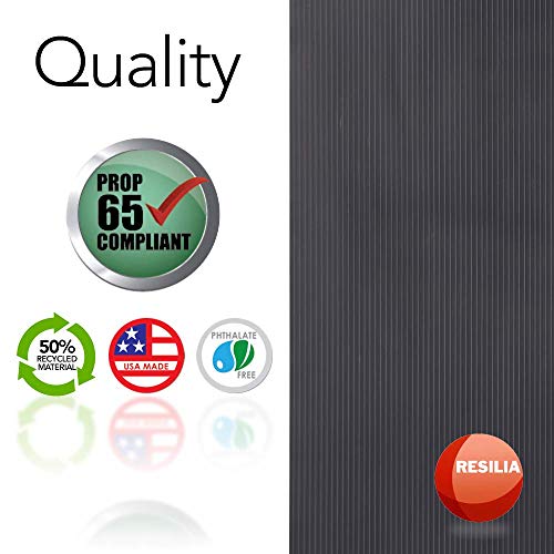 image for Resilia Heavy-Duty Protective Hard Floor Mat-for Exercise Equipment, B