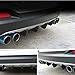 Car Rear Bumper Spoiler Diffuser Shark Fin Protect Cover Anti-crash Accessories