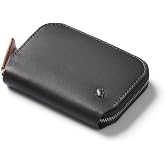 Bellroy Folio Mini, Leather Coin Wallet - CharcoalCobalt | Compact leather wallet with a built-in coin pouch for your cards, cash and coins