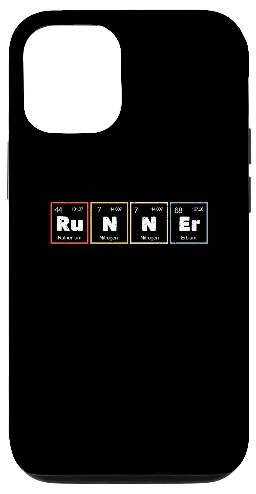 iPhone 15 Runners Periodic Table Runner Funny Running Chemistry Geek Case
