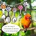 Bird Toys Stainless Steel Parrot Bird Chew Toy Brightly Colored Bird Chewing Toy Cup Sneaker Spoon Delight Parrot Toy for African Grey Cockatoo Amazon Parrots Bird Chew Toy for Small and Medium Birdsthumb 3