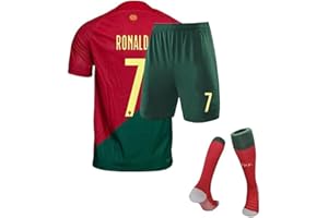 HOMPAY Football Jersey No.7, Jersey 2022 Soccer Jersey, T-Shirt Boys Kids Youth Jersey Socks Soccer Shirt Kit Set