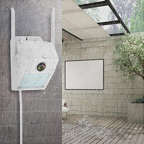 SDETER WiFi Security Camera with Motion Sensor Floodlight Outdoor, 1080P Night Vision Motion Detection Two-Way Talk Waterproof