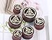 Deathly Hallows Organic Wood Flesh Tunnels Double Flared Ear Stretcher Saddle Plugs Gauge 8mm - 20mm