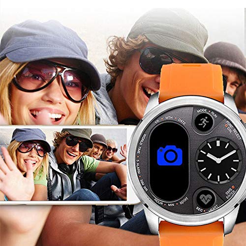 Axiba Smart Watch Fitness Activity Heart Rate Tracker Waterproof, GPS SmartWatch Pedometer Calories Counter with iOS and Android Phone (Black-B) - Thumbnail 6