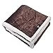 Kritter Planet Dog Blankets for Large Dogs, Soft Fluffy Fleece Pet Blankets for Couch, Sofa, Dog Beds, Car Seats, Creat, Washable, 50x60 inches, Brown