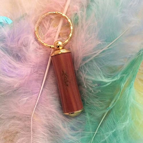 Eastern Red Cedar 24kt Gold Plated Secret Compartment Pill Box SJS024A