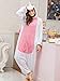 Adult Onesie Unicorn Pajamas for Women Christmas Onesies Costumes Sleepsuit Pjs,Pink,S Fit Height 59