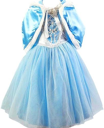 MeQi Girls Costume Party Princess Dress with Cloak