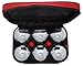 73mm Petanque Set - 6 Boules, 2 Designs, Carrying Case and 2 Target Balls