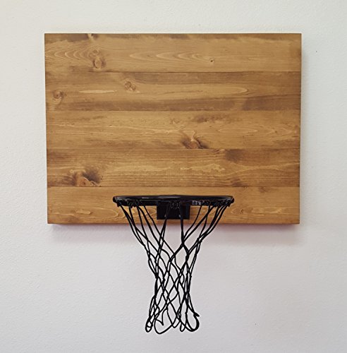 Wood Basketball Hoop. Wall Mounted Indoor Basketball Hoop - Thumbnail 4