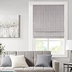 Madison Park Galen Cordless Roman Shades - Fabric