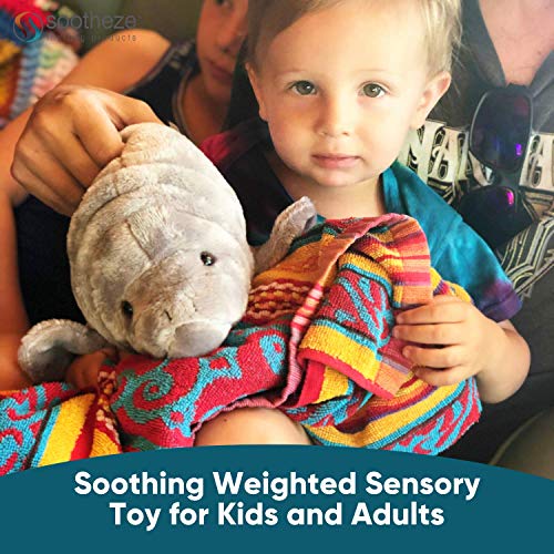 Sootheze Manatee Scented Stuffed Animal Toy Microwavable Hot Cold