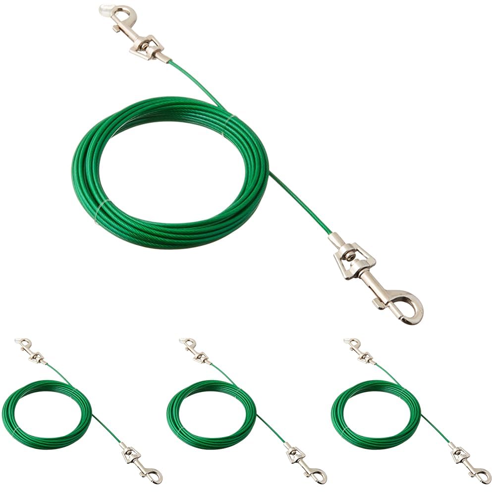 Boss Pet Products Q2220-000-99 Puppy Tie Out Cable 20' (Pack of 4) Image