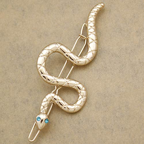 RechicGu Egyptian Queen Cleopatra Fancy Dress Snake French Updo Hair Clip Snap Pin - Thumbnail 4