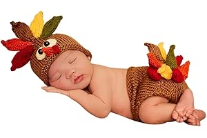 Jastore Baby Photography Props Newborn Boy Girl Photo Shoot Outfits Crochet Costume Infant Knitted Hat Sets