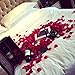 Shenglong Rose Petals for Wedding 5000 Silk Rose Artificial Petals Supplies Wedding Decorations (Deep Red)