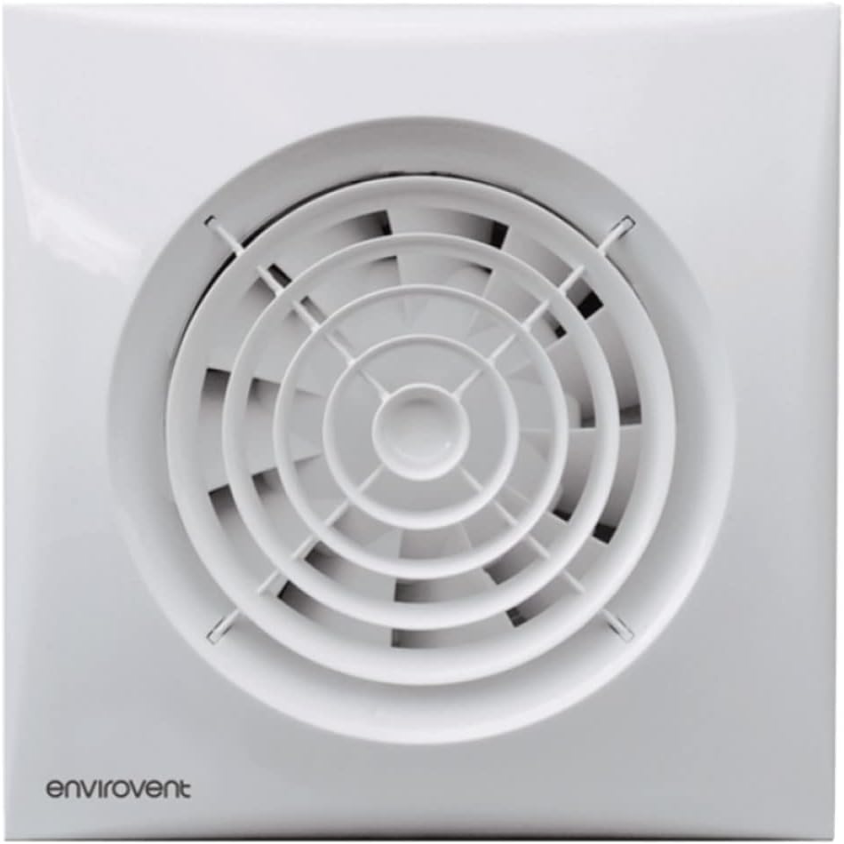 Envirovent SIL100 Silent-100 Axial Extractor 100mm Timer White