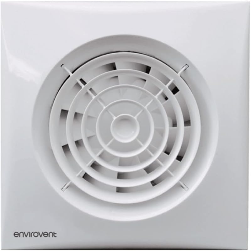 Envirovent SIL100 Silent-100 Axial Extractor 100mm Timer White