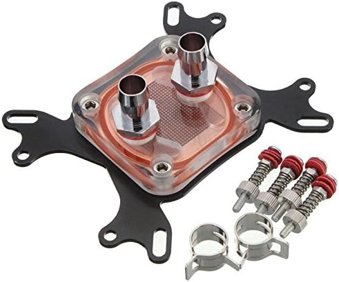 CPU Waterblock Water Cooling Block 50mm Copper Base Cool Inner Channel